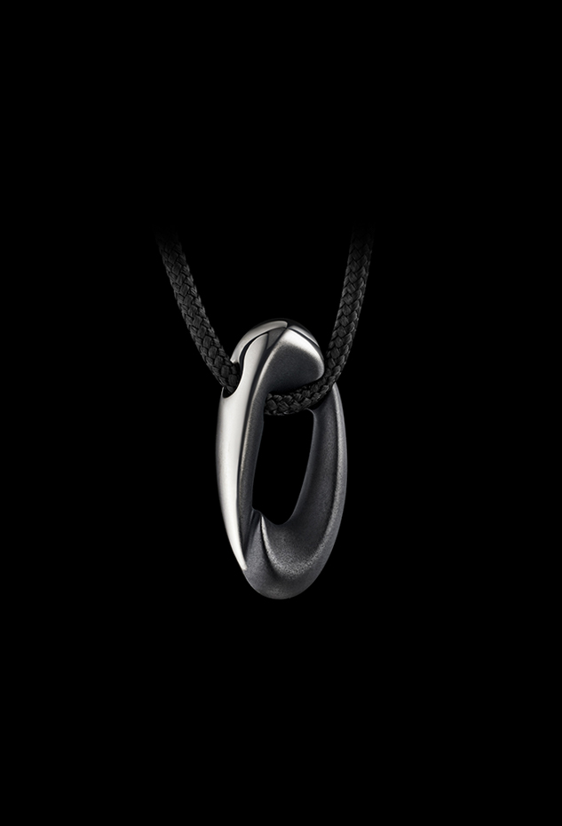 Minas Jewelry-Pendant of the year is available in oxidized silver and polished spine
